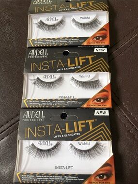 # 10.Ardell Insta-Lift Wishful False Lashes - Black